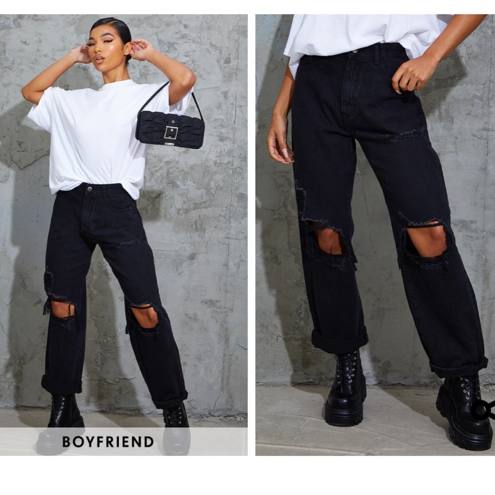 NWT Pretty Little Thing Black Jeans